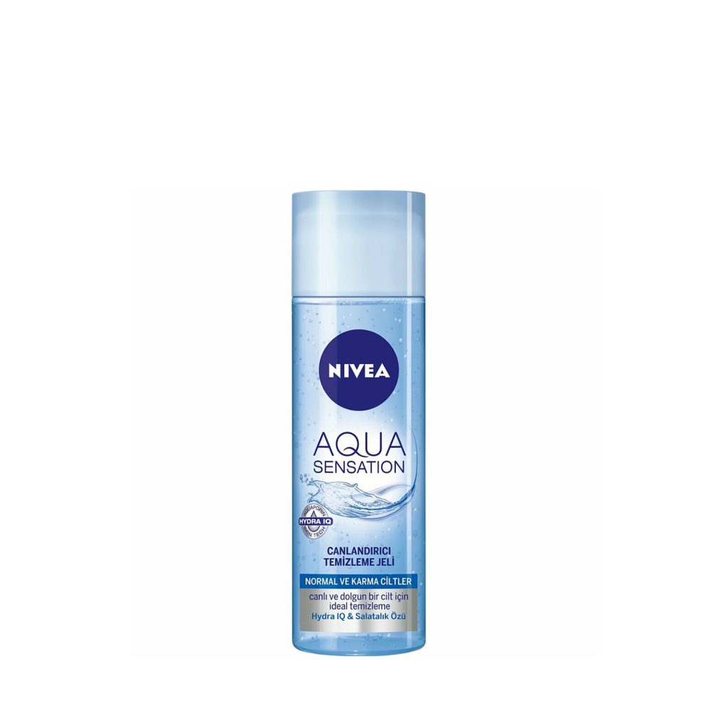 ژل شوینده صورت مدل Aqua Sensation مناسب پوست نرمال تا مختلط نیوآ