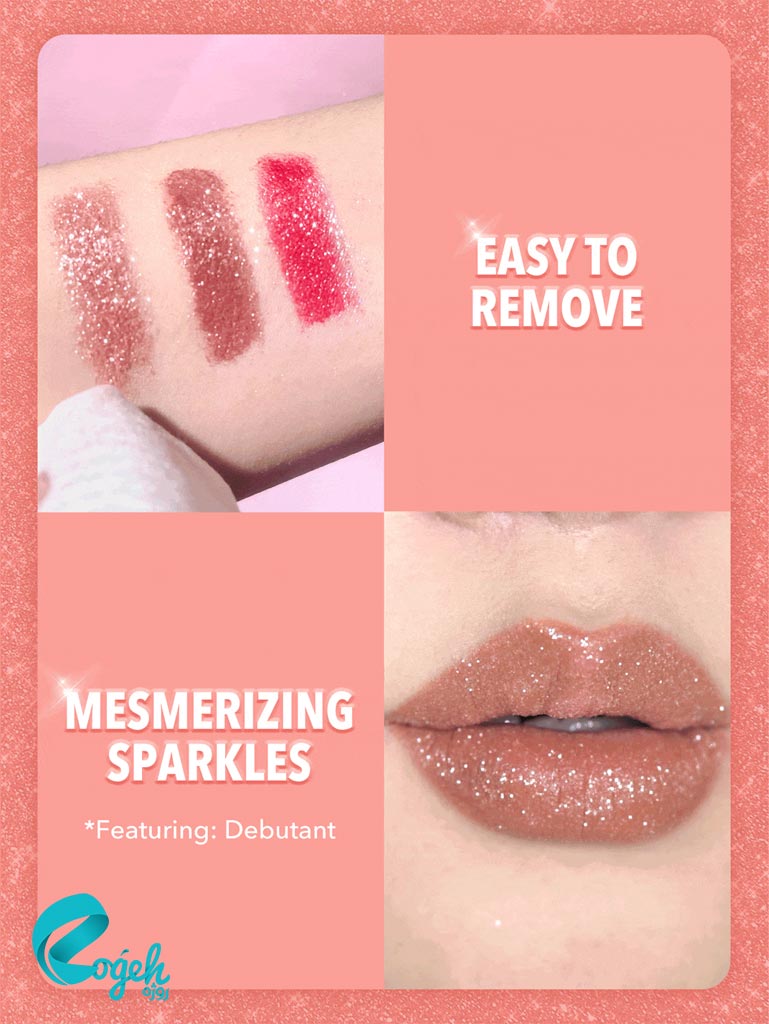 کیت مخصوص لب اکلیل‌دار شیگلم Lip Dazzler Glitter Kit