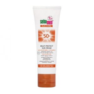کرم ضد آفتاب و ضد چروک با SPF50 (فاقد عطر) سبامد